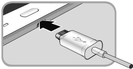SAMSUNG GALAXY TAB PRO 10.1 SM-T520 - Charging the Battery - 1