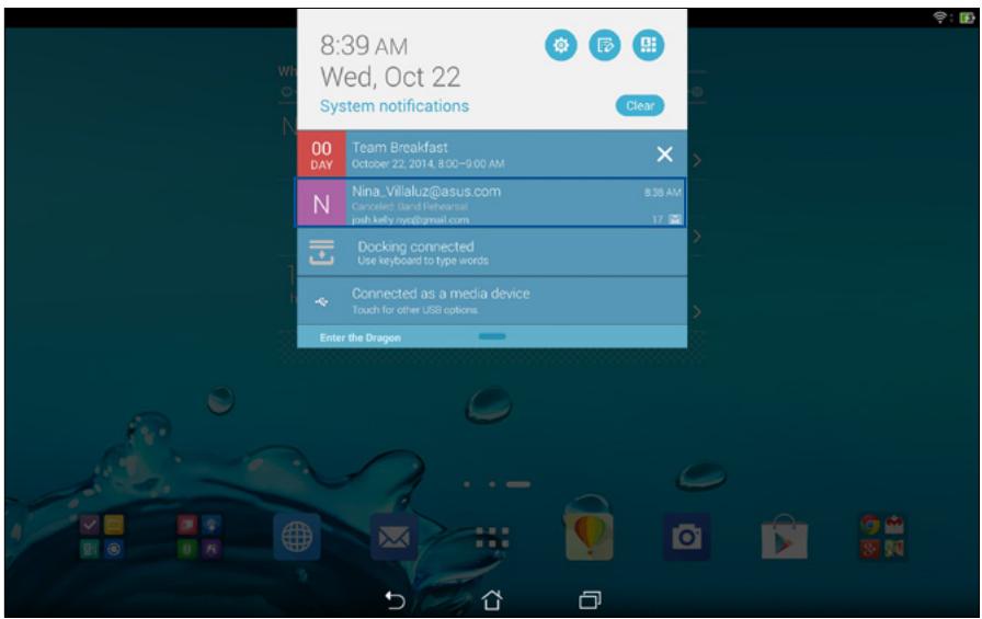 ASUS TRANSFORMER PAD TF303K-1D013A - Cancelled event alert - 1