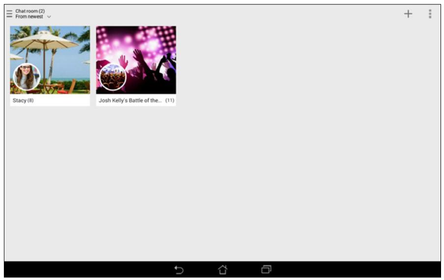ASUS TRANSFORMER PAD TF303K-1D013A - Viewing shared photos by chat room - 1