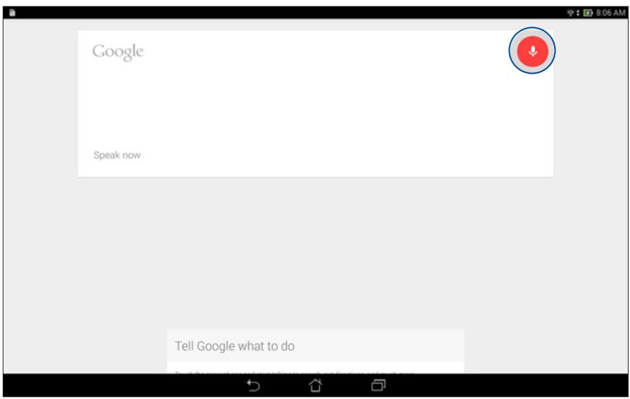 ASUS TRANSFORMER PAD TF303K-1D013A - Launching Voice Search - 1