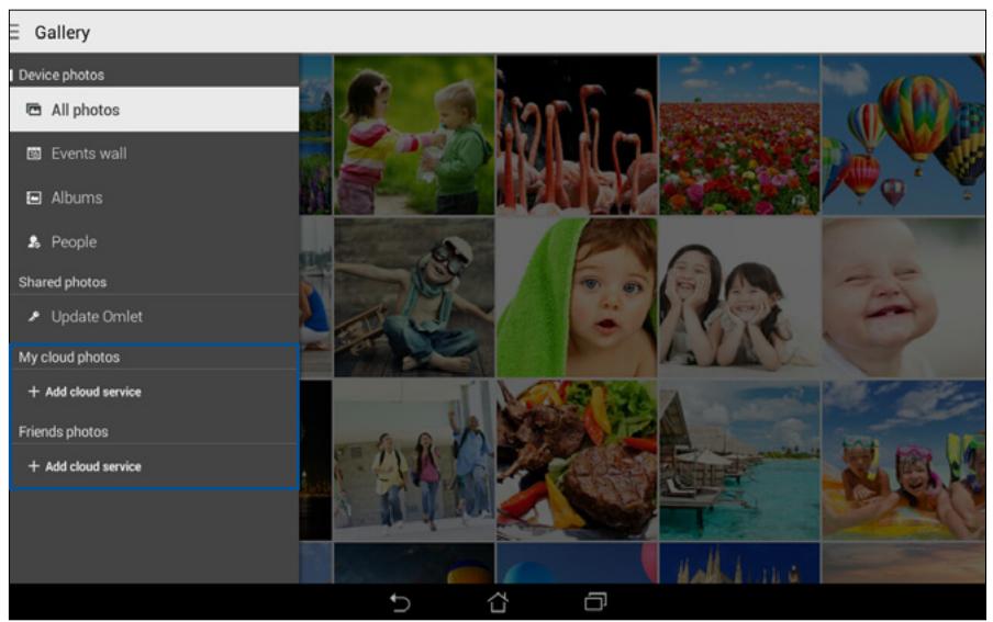 ASUS TRANSFORMER PAD TF303K-1D013A - Viewing files from your social network or cloud storage - 1