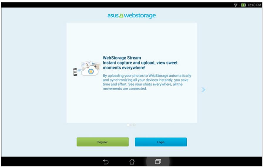 ASUS TRANSFORMER PAD TF303K-1D013A - ASUS WebStorage - 1