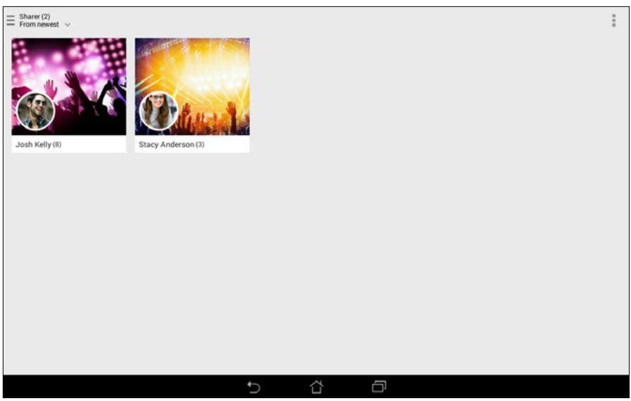 ASUS TRANSFORMER PAD TF303K-1D013A - Viewing shared photos by sharer - 1