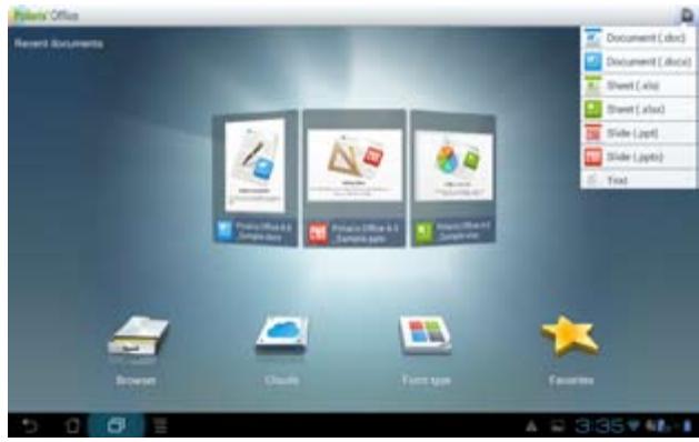 ASUS PADFONE 2 A68 4G - Polaris® Office - 1