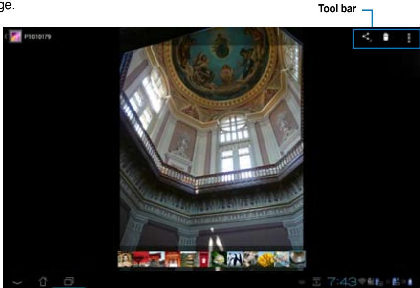 ASUS PADFONE 2 A68 4G - Sharing, deleting, and editing images - 1