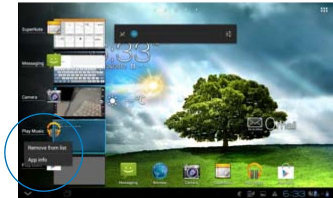 ASUS PADFONE 2 A68 4G - Recent Apps - 2