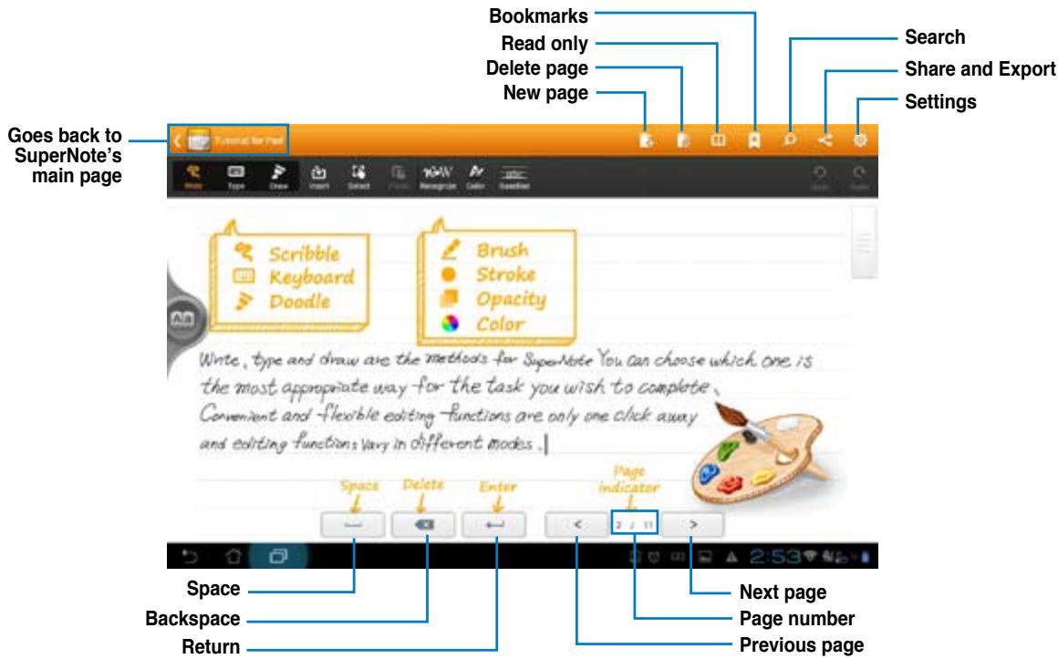 ASUS PADFONE 2 A68 4G - Using SuperNote - 1