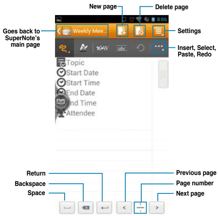 ASUS PADFONE 2 A68 4G - Using SuperNote - 1