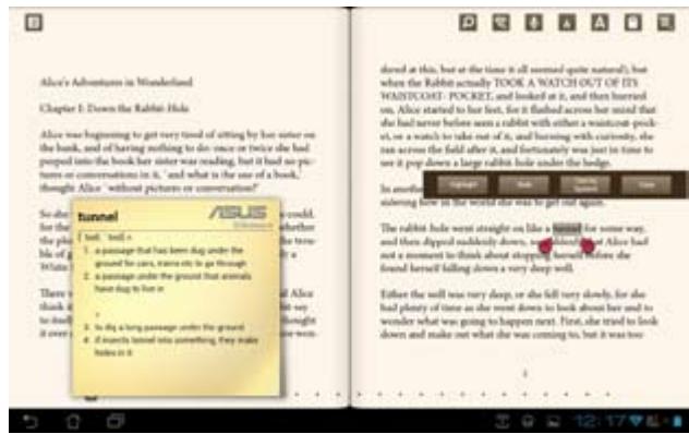 ASUS PADFONE 2 A68 4G - Making notes on your e-books - 1
