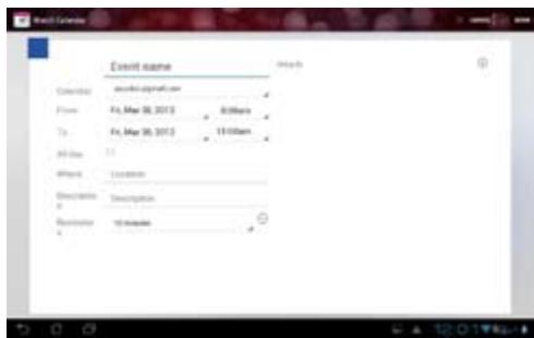 ASUS PADFONE 2 A68 4G - Watch Calendar - 2