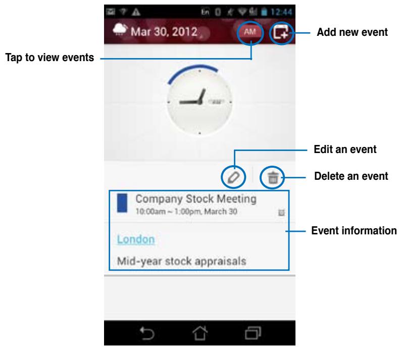 ASUS PADFONE 2 A68 4G - Watch Calendar - 1