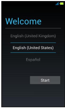ACER LIQUID Z4 - Sign in to or create a Google account - 1