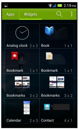 ACER LIQUID Z4 - The Application menu - 3