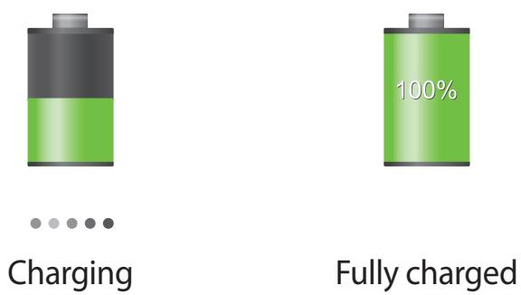 SAMSUNG GALAXY TAB 4 7 SM-T230 - Checking the battery charge status - 1