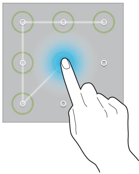 SAMSUNG GALAXY TAB 4 7 SM-T230 - Setting a pattern - 1