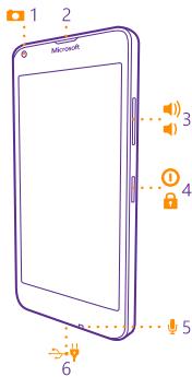 NOKIA LUMIA 640 - Keys and parts - 1
