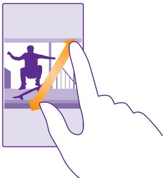NOKIA LUMIA 640 - Zoom in or out - 1
