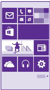 NOKIA LUMIA 640 - Explore your tiles, apps, and settings - 1