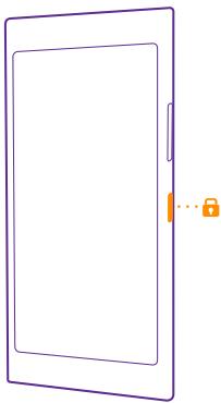 NOKIA LUMIA 640 - Lock the keys and screen - 1