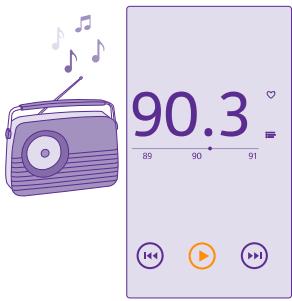 NOKIA LUMIA 640 - FM radio - 1