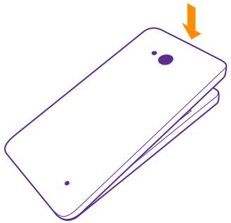 NOKIA LUMIA 640 - Remove the SIM and memory card - 6