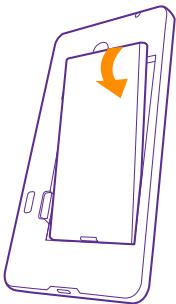 NOKIA LUMIA 640 - Remove the SIM and memory card - 2