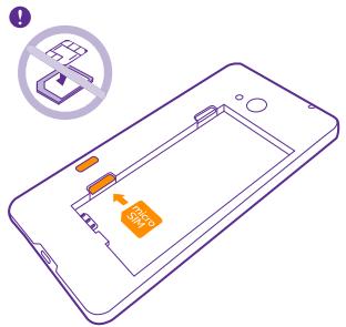 NOKIA LUMIA 640 - Insert the SIM and memory card - 3