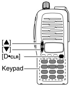 ICOM IC-V8 - Tune the desired frequency - 1