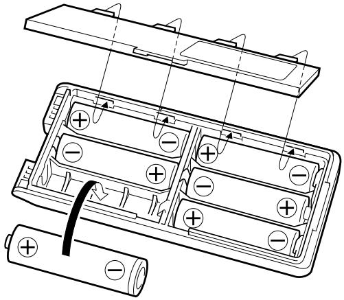 ICOM IC-V8 - Battery case—optional for some versions - 1