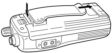 ICOM IC-V8 - Belt clip - 2