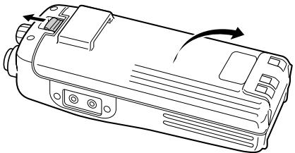 ICOM IC-V8 - ■ Battery pack replacement - 1