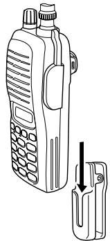ICOM IC-V8 - - When attaching - 1