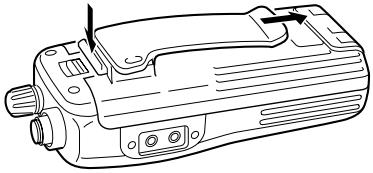 ICOM IC-V8 - Belt clip - 2