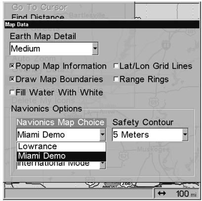 LOWRANCE 3500C - WARNING: - 2