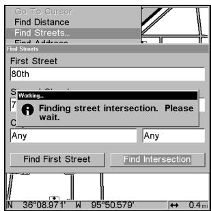 LOWRANCE 3500C - Find an Intersection - 2