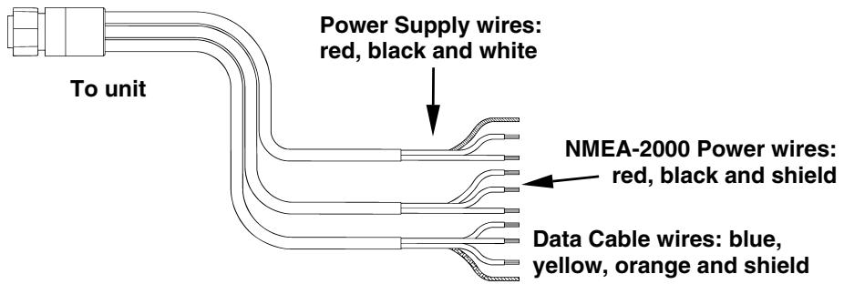 LOWRANCE 3500C - Power Connections - 1