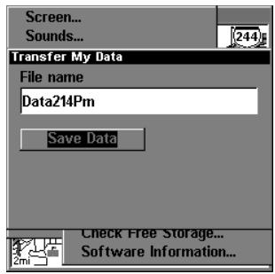LOWRANCE 3500C - GPS Data files: - 4