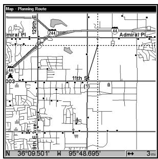 LOWRANCE 3500C - Routes Created in the Unit - 5