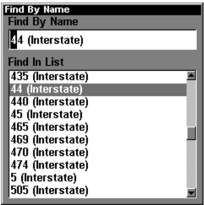 LOWRANCE 3500C - Find Interstate Highway Exits - 3