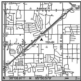 LOWRANCE 3500C - Map Page - 5