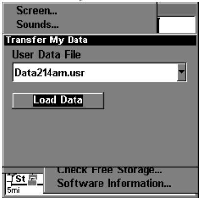 LOWRANCE 3500C - GPS Data files: - 7