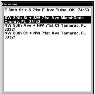 LOWRANCE 3500C - Find an Intersection - 3