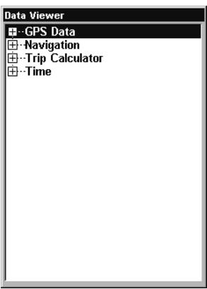 LOWRANCE 3500C - Overlay Data - 3