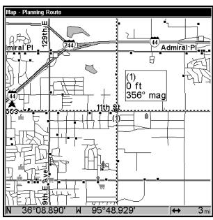 LOWRANCE 3500C - Routes Created in the Unit - 4
