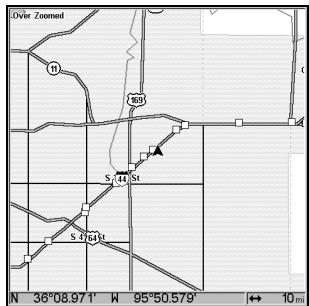 LOWRANCE 3500C - Map Page - 3