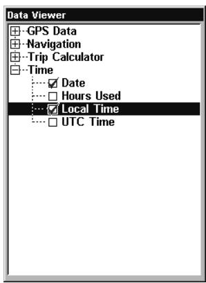 LOWRANCE 3500C - Overlay Data - 4
