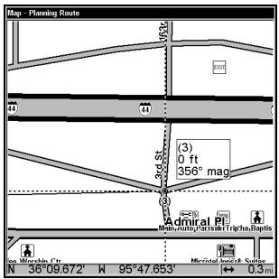 LOWRANCE 3500C - Routes Created in the Unit - 7