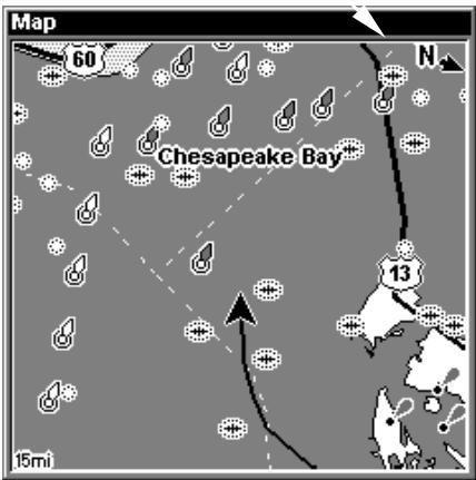 LOWRANCE 3500C - Map Orientation - 2