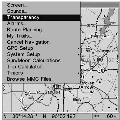 LOWRANCE 3500C - Transparency - 1