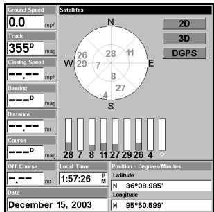 LOWRANCE 3500C - WARNING: - 2